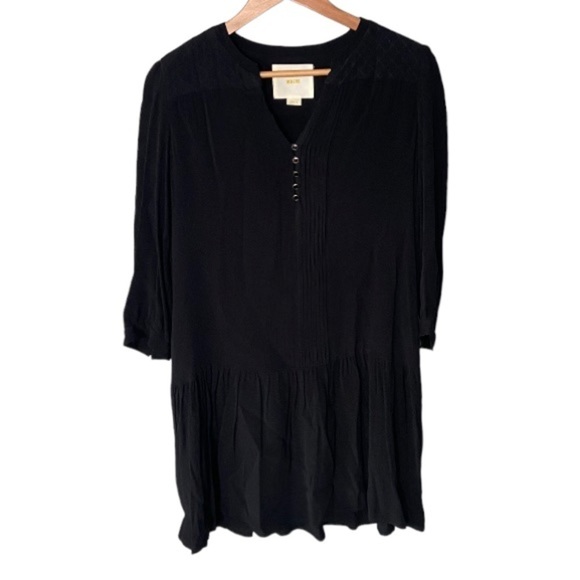 Anthropologie Maeve Caravane Tunic Dress in Black - Picture 2 of 10